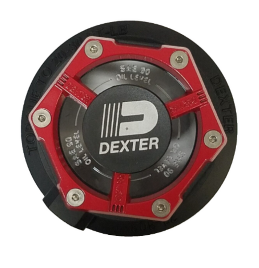 Dexter FORTRESS 2.875" Diameter Aluminum 21-35 Oil Cap for 5,200-8,000 lb axles (K21-303-00)