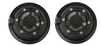 2 - Dexter FORTRESS 4" Diameter Aluminum Oil Cap for 10,000-16,000 lb axles (K21-305-00-PAIR)