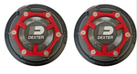 2 - Dexter FORTRESS 3.5" Diameter Aluminum Oil Cap for 9-10,000lb axles (K21-302-00-PAIR)