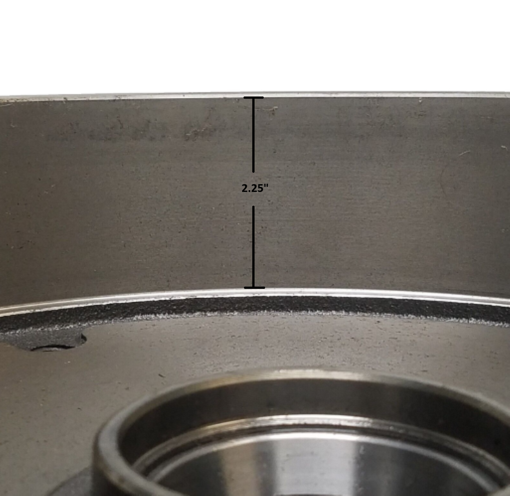 Hub Drum, , 5 Lug, 12x2, True Mobile Home,  Demountable Hub, With Bolts/ Wedges Dexter Part Number 8-222 008-222-24 NO Bearings Included LM67048 L68149 010-040-00 (MHD-112459-RCB)