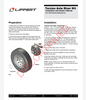 Lippert 4400# Axle Riser Kit For LCI Torsion Trailer Axle  3-1/2" Lift  (164888)