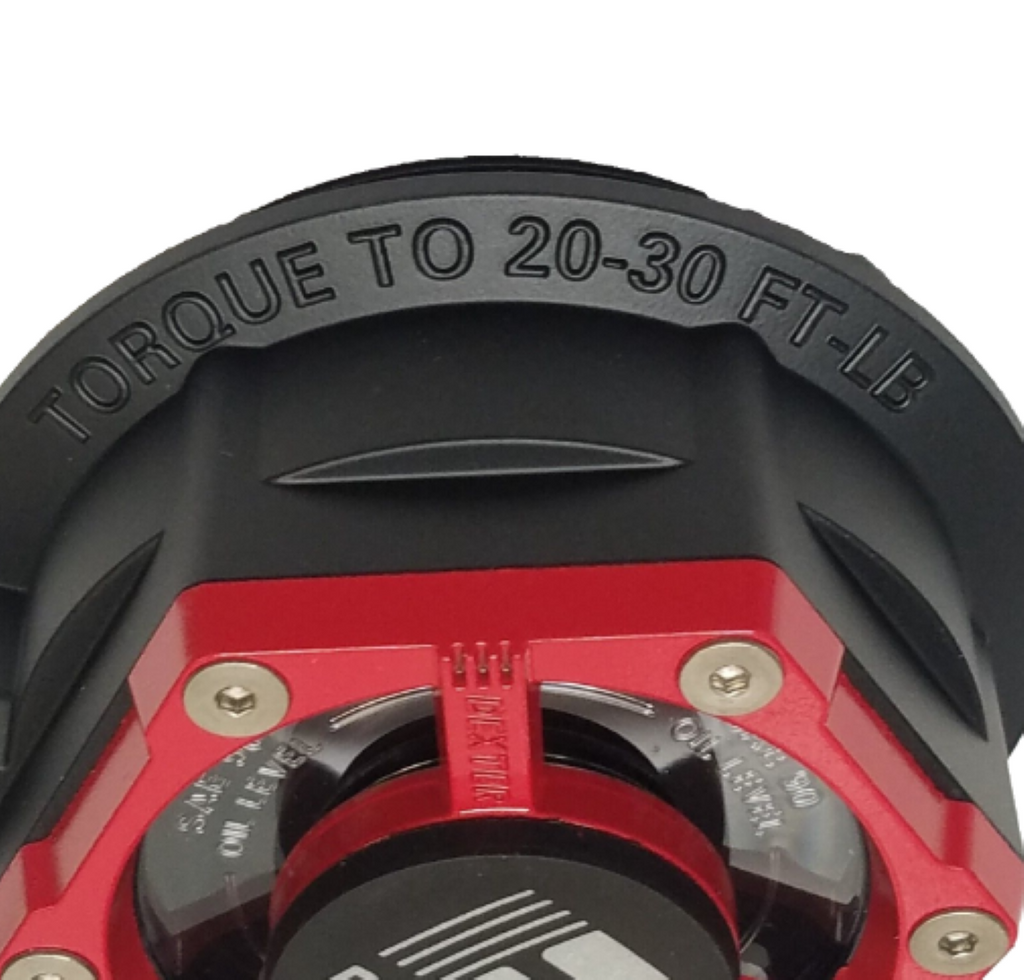 4 - Dexter FORTRESS 3.5" Diameter Aluminum 21-88 Oil Cap for 9-10,000lb axles (K21-302-00-FOUR)