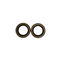 2 -Trailer Axle Grease Seal 2000 2200# 1.98x1.25" ID  Double Lip Axel Dust 34823 (T-23970-LOTOF2)