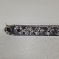 Tecniq 15" Low Profile ID Bar/Third Brake Red Light Clear Lens Trailer Truck (T11-RC00-1)