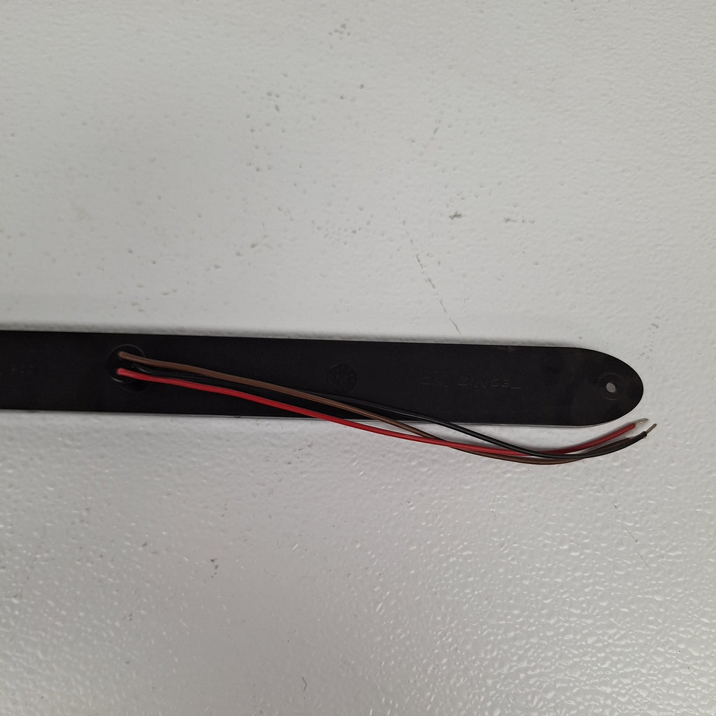 Tecniq 15" Low Profile ID Bar/Third Brake Red Light Clear Lens Trailer Truck (T11-RC00-1)
