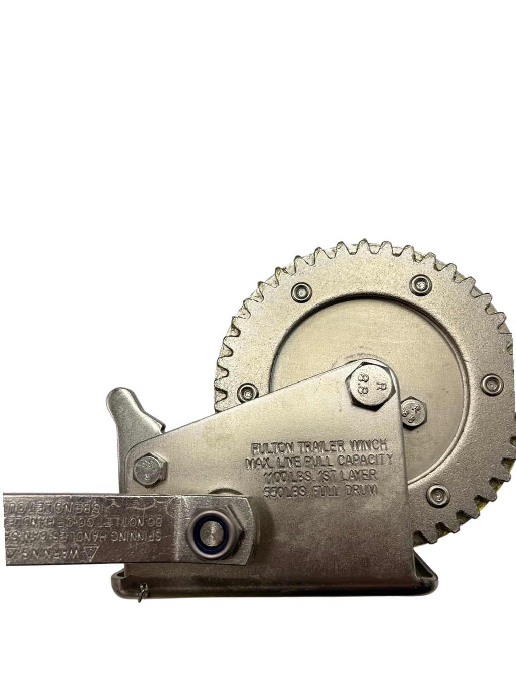 Fulton 1,100 lbs Single-Speed 2-Way Manual Boat Trailer Winch (T11000301)
