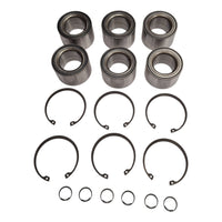 6 Pack of 50mm Bearing Cartridge Kits w/Snap Rings Fits Dexter Nev-R-Lube Trailer Axle Hubs 8-385 8-389 8-402 (T508454-Kitx6)
