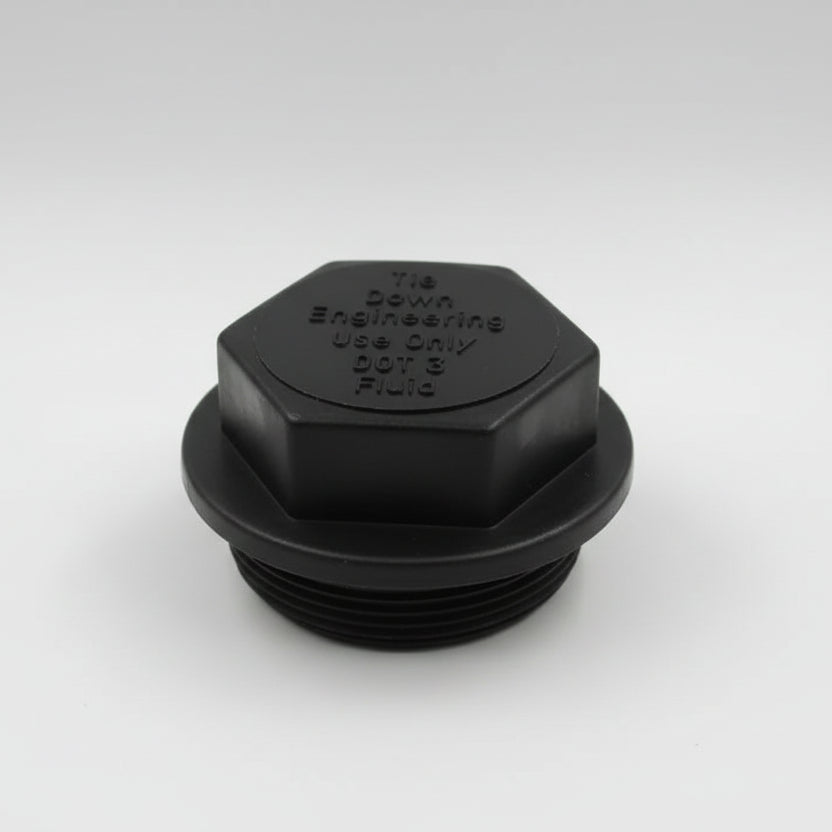 Master Cylinder Filler Cap, Tie Down, Fits Model 66, 1.25"-18 thread, 1" Wrench Size (TD48804)