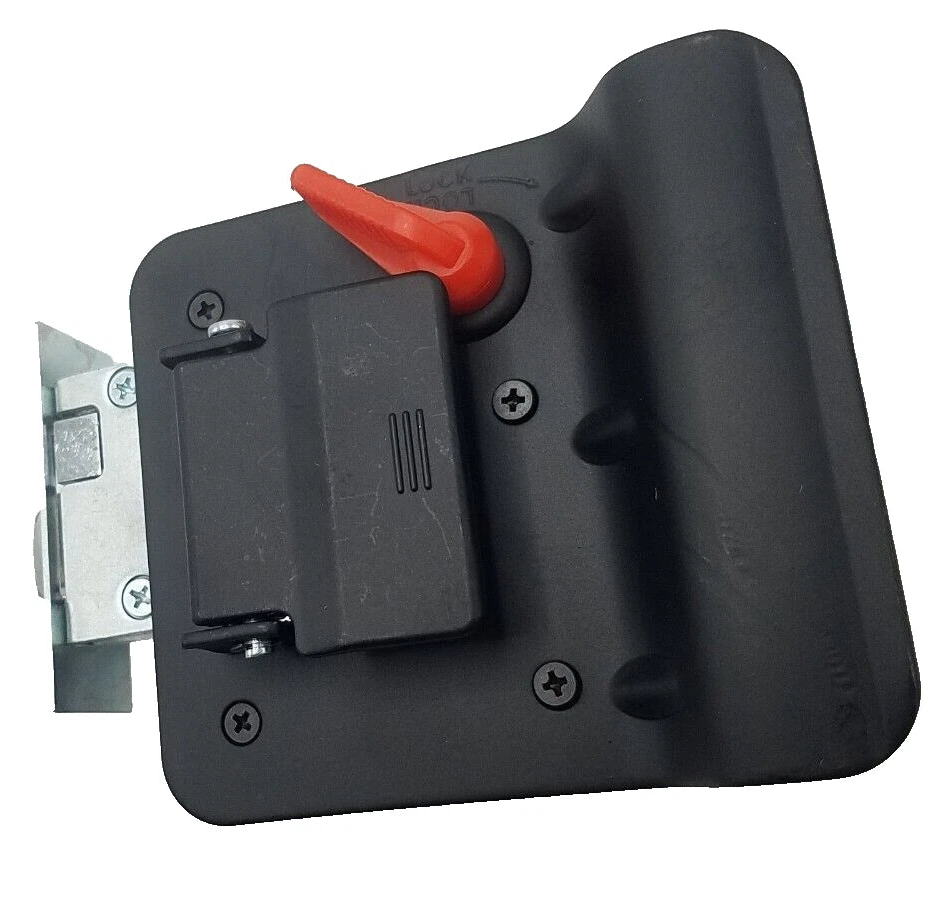 Jammy Cargo Trailer Door Lock w/4 Matching Keys, Chrome Plated (TDL01C)