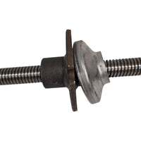 Replacement Rod and Nut for 12,000 lb Trailer RAM Jacks - Pro Series - Square (TJD-12000-RODNUT)