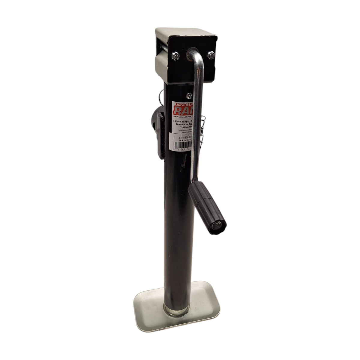 RAM 5000# Support Sidewind Pipe Mount Flip Up Jack Weld On 3000# Lift Trailer (TJP-5002S-B)