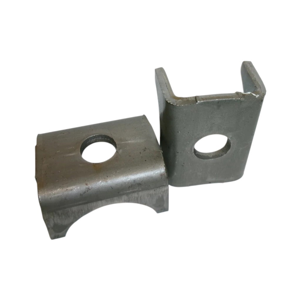 Two 2K - 2.2K Trailer Axle Spring Perch Seats — 1-3/4" Round Tube Fit (TP-S200-LOTOF2)