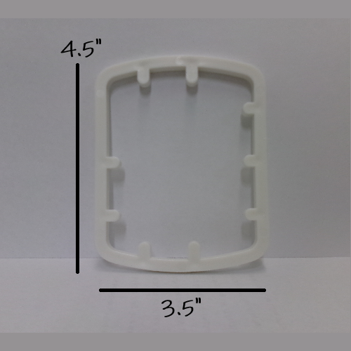 Trailer - RV Door Lock Spacer — 1/4" White Plastic Ring (TTL-SPACER-9000)