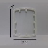 Trailer - RV Door Lock Spacer — 1/4" White Plastic Ring (TTL-SPACER-9000)