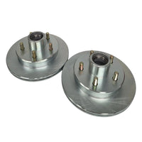 10" 3500# UFP 5 x 4.5 Hydraulic Disc Brake Trailer Axle Boat Replace DB35 17MM (TWMTP3.5KDBK)