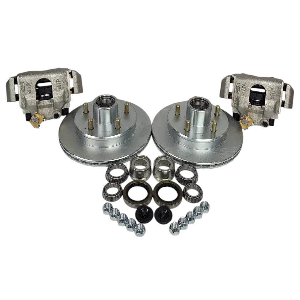 10" 3500# UFP 5 x 4.5 Hydraulic Disc Brake Trailer Axle Boat Replace DB35 17MM (TWMTP3.5KDBK)
