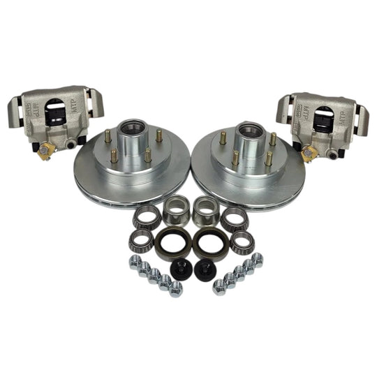 10" 3500# UFP 5 x 4.5 Hydraulic Disc Brake Trailer Axle Boat Replace DB35 17MM (TWMTP3.5KDBK)