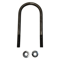 Round U-Bolt  3" Length 7-1/4" Thread Size 1/2" Lock Nuts Trailer Axle (UB-R302-KIT)