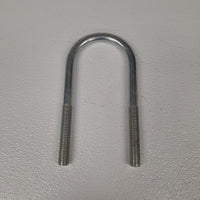 Round Zinc Plated U-Bolt 3" x 9/16" Diameter x 7" Long Fine Thread Grade 5 (UB-R303-ZP)