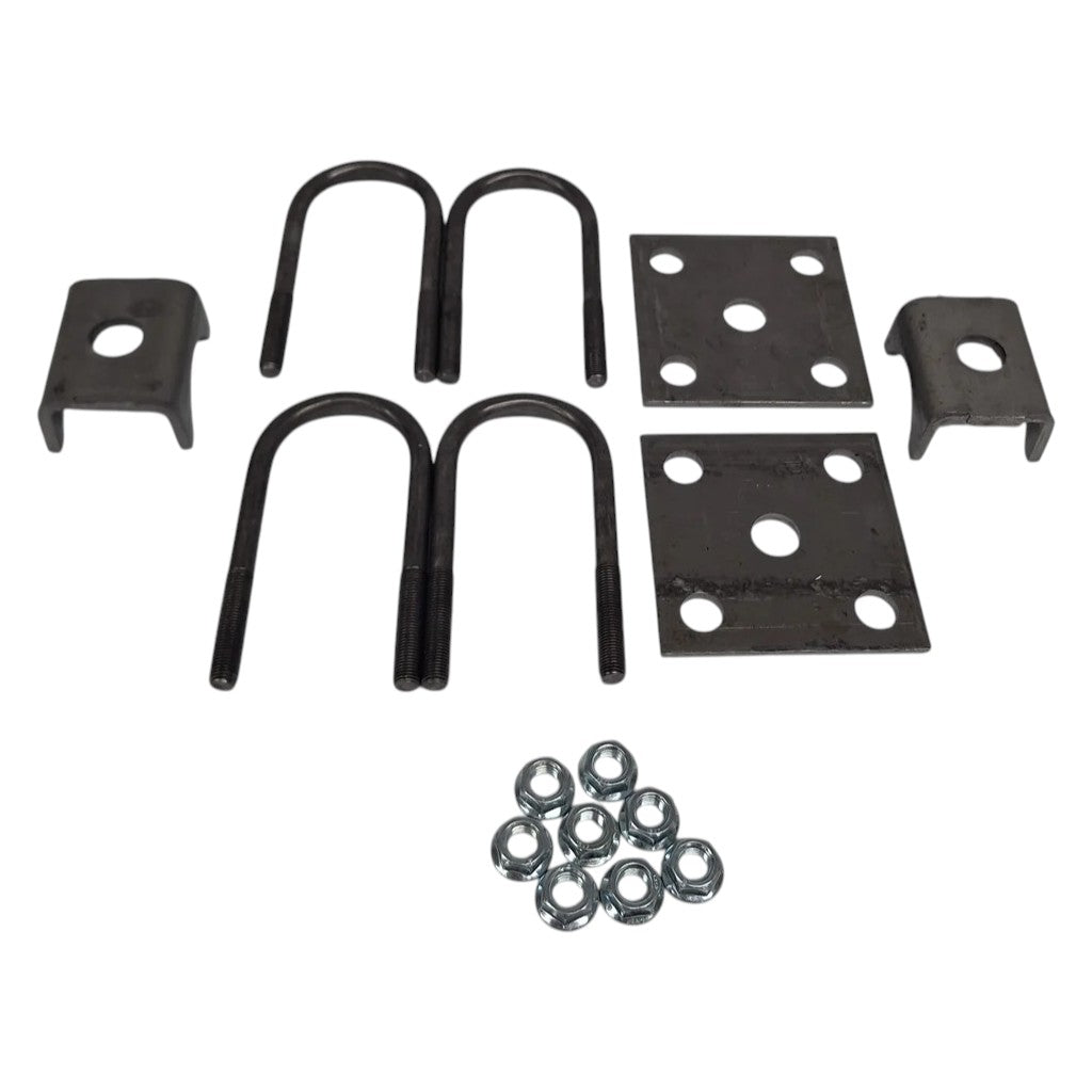 Trailer Spring Over-Under Conversion Kit – 2,000 lb Axles, 1.75 in Round Tube  (UOCK-2000)