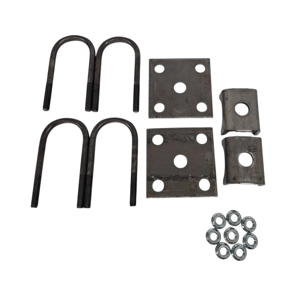 Trailer Spring Over-Under Conversion Kit – 2,000 lb Axles, 1.75 in Round Tube  (UOCK-2000)