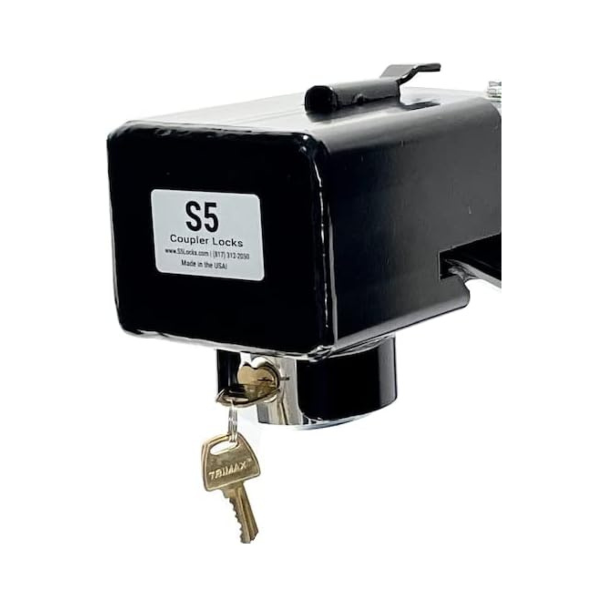 S5 Heavy-Duty Coupler Lock for RAM &amp; TxTrail 2-5/16" A-Frame Couplers (LCS005D)