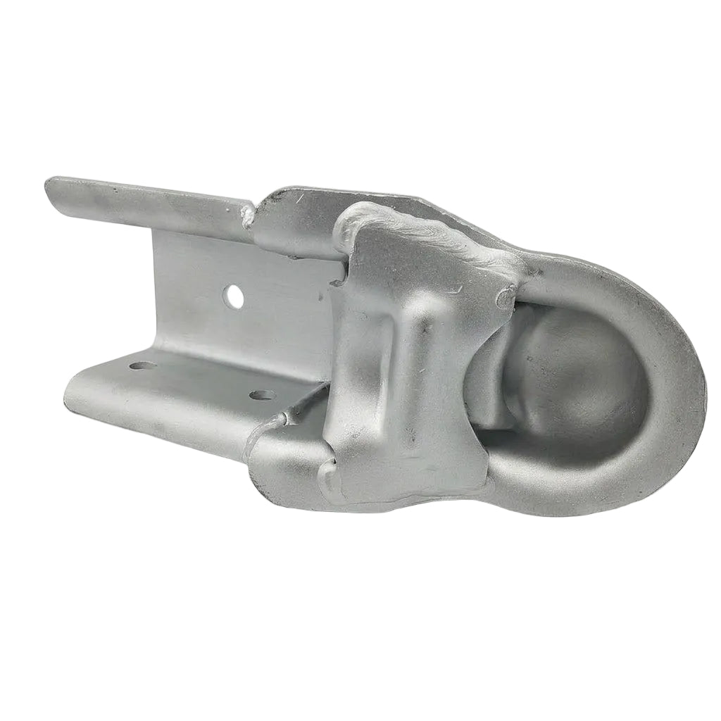 2-5/16" Ball Trailer Dacromet Coupler Hitch 8500# 3" Wide Tongue Bolt on Boat (WD-100109-DAC)