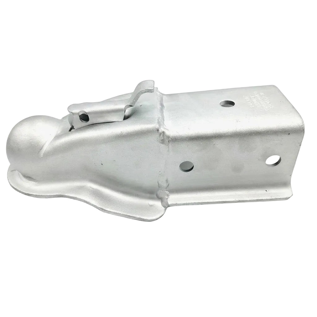 2-5/16" Ball Trailer Dacromet Coupler Hitch 8500# 3" Wide Tongue Bolt on Boat (WD-100109-DAC)