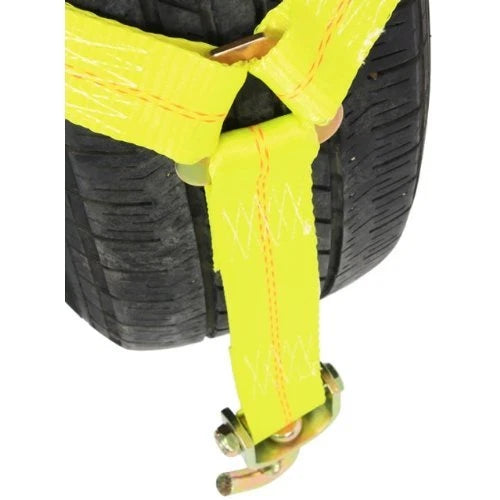 4 Pack Car Tire Tie Down Ratchet Straps with Swivel Hooks Ratchets (WNTH24-4PK)