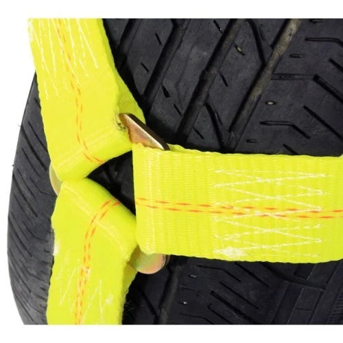 4 Pack Car Tire Tie Down Ratchet Straps with Swivel Hooks Ratchets (WNTH24-4PK)