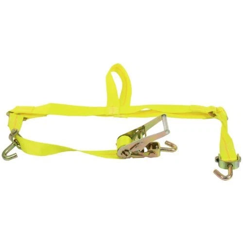 4 Pack Car Tire Tie Down Ratchet Straps with Swivel Hooks Ratchets (WNTH24-4PK)