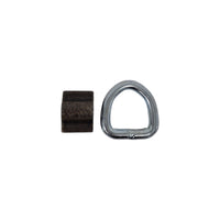 3/8 in Weld-On D-Ring Tie Down — 5,000 lb Rating (12-Pack)  (WR15-LOT12)
