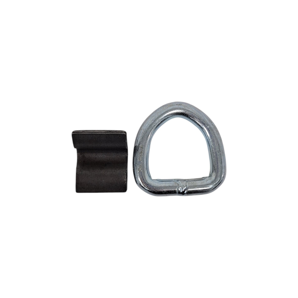 3/8 in Weld-On D-Ring Tie Down — 5,000 lb Rating (12-Pack)  (WR15-LOT12)