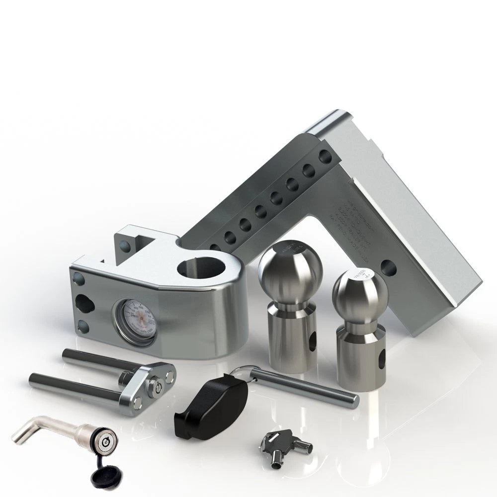 Weigh Safe 2.5" Locking Hitch Pin & Ball Keyed Alike Mount 6" Drop 14.5k Rated (WS6-2.5-KA)