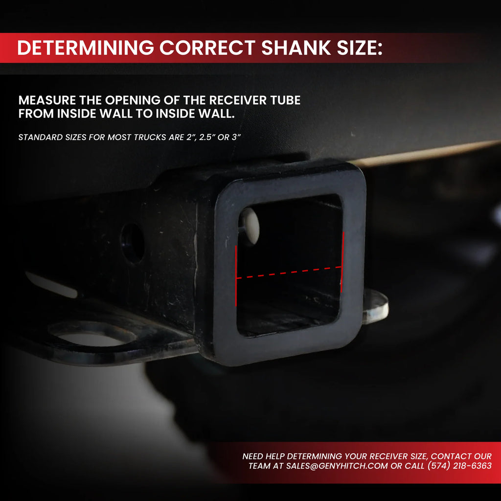 GEN-Y Adjustable 2-Ball Mount w/ Stacked Receivers - 2-1/2" Hitch - 6" Drop/Rise - 21K (GH-613)