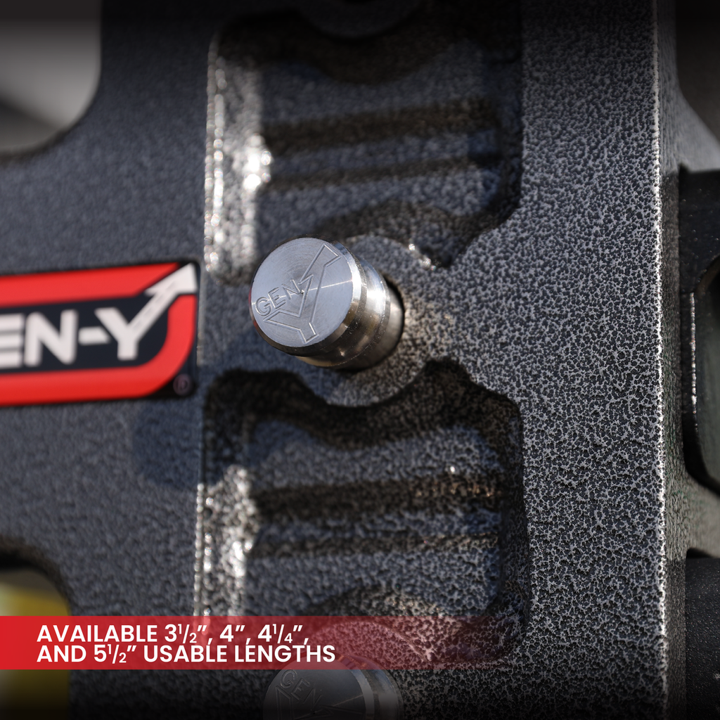 GEN-Y 5/8? Hitch Pin – 4? Usable Length - Fits all GEN-Y Hitch Mounts | Twist Clip (GH-099)