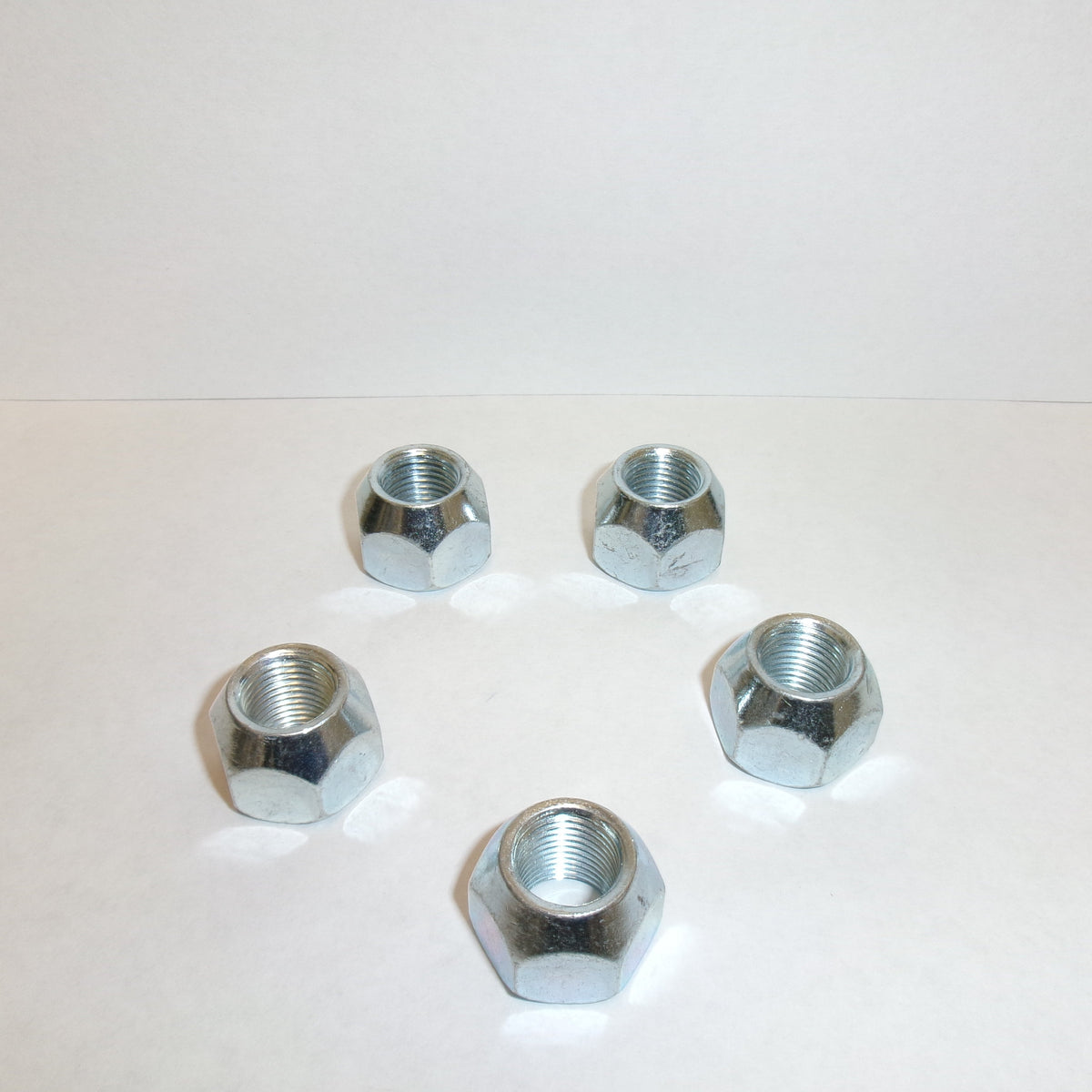 Five - 1/2" Hex Wheel Lug Nuts – 60° Coned Seat – 1/2" - 20 Thread, 13/16" Hex (X1023R-LOTOF5)