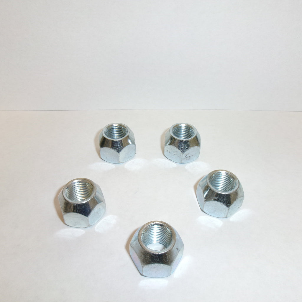 Five - 1/2" Hex Wheel Lug Nuts – 60° Coned Seat – 1/2" - 20 Thread, 13/16" Hex (X1023R-LOTOF5)