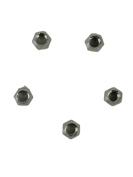 1/2" Hex Wheel Lug Nuts – Set of 5 – 60° Coned Seat, 1/2"-20 x 13/16" (X1023R-LOTOF5)