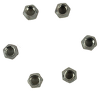 1/2" Hex Wheel Lug Nuts – Set of 6 – 60° Coned Seat, 1/2"-20 x 13/16" (X1023R-LOTOF6)
