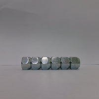 Six - 1/2" Hex Wheel Lug Nuts — 60° Coned Seat, 1/2"- 20 Thread, 13/16" Hex (X1023R-LOTOF6)