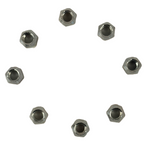 1/2" Hex Wheel Lug Nuts – Set of 8 – 60° Coned Seat, 1/2"-20 x 13/16" (X1023R-LOTOF8)