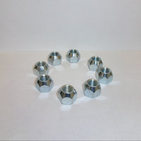 Eight - 1/2"-20 Hex Wheel Trailer Lug Nuts – 60° Coned Seat – 1/2"- 20 Thread, 13/16" Hex (X1023R-LOTOF8)