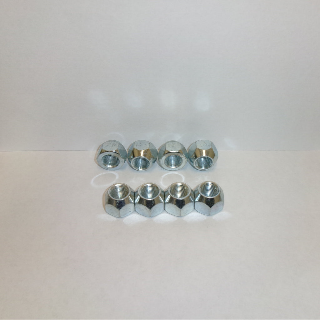 Eight - 1/2"-20 Hex Wheel Trailer Lug Nuts – 60° Coned Seat – 1/2"- 20 Thread, 13/16" Hex (X1023R-LOTOF8)
