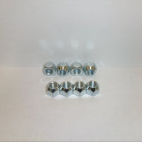 Eight - 1/2"-20 Hex Wheel Trailer Lug Nuts – 60° Coned Seat – 1/2"- 20 Thread, 13/16" Hex (X1023R-LOTOF8)