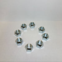 Eight - 1/2"-20 Hex Wheel Trailer Lug Nuts – 60° Coned Seat – 1/2"- 20 Thread, 13/16" Hex (X1023R-LOTOF8)