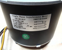 Single Phase PSC AC Motor – 1/4 HP, 208–230V, 1100 RPM (YDK-185-6A19)