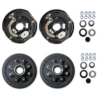 Add Brakes & Hub/Drum Kit – 7,000 lb Trailer Axle – 12" x 2" Electric Brakes – 8 on 6.5" – 1/2"-20 Studs (92865-B-IMP)