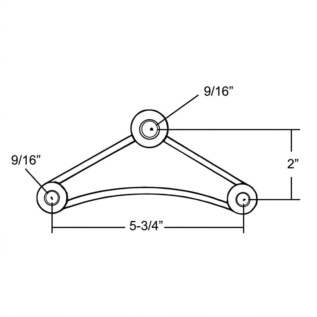 Build Your Own Tandem Axle Trailer Suspension Rebuild Kit 7K-14K Repair EQ-104 (SRK-TA-WB-104-BB)