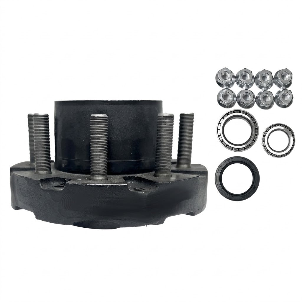 Lippert Hub 10K HD Post-2020 SHORT SPINDLE 4.77" Pilot  LCI 4" Cap 10,000# Trailer Axle (791398-KIT)